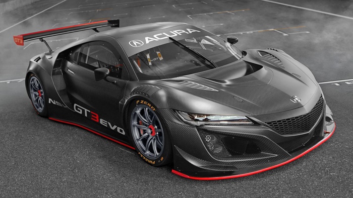 acura nsx gt3 evo front