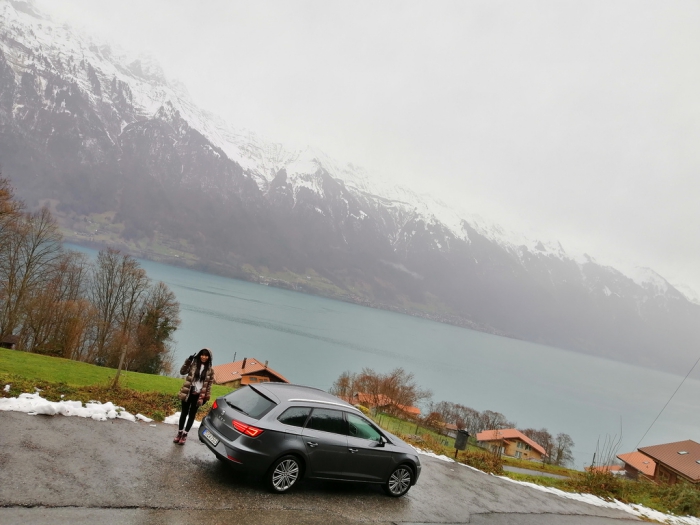 Iseltwald in front of Lake Brienz