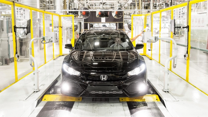 batch 77974 new uk built honda civic unveiled and all set for export success