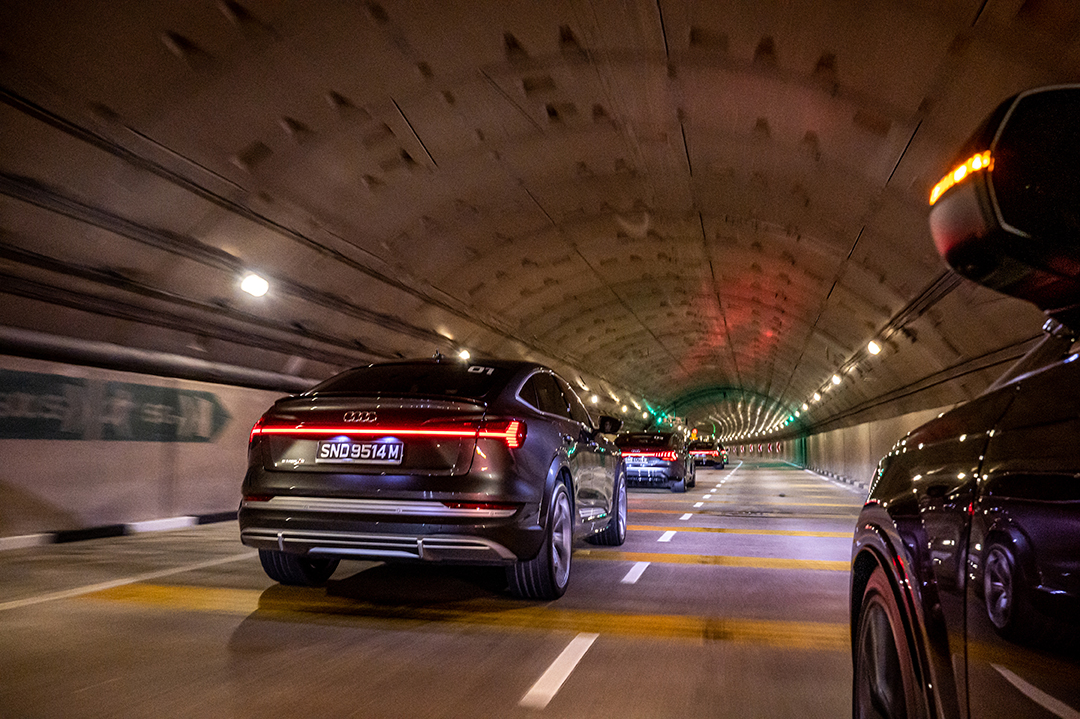 No fancy exhaust roar in the Smart Tunnel