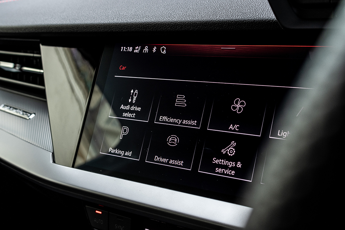 Audi S3 Sedan interior dashboard infotainment RHD Singapore