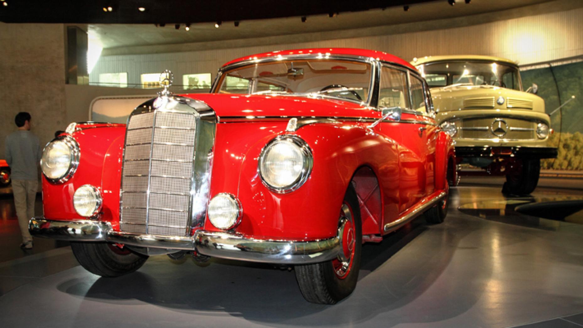 1951 MERCEDES-BENZ 300: Ah yes, the first big Mercedes that represented the important types of the then young Federal Republic. Over 4,000 300s were built, and one ferried the derriere of Konrad Adenauer, Chancellor of Germany.