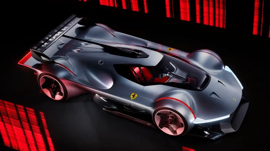 Ferrari’s 1,338bhp Vision Gran Turismo concept