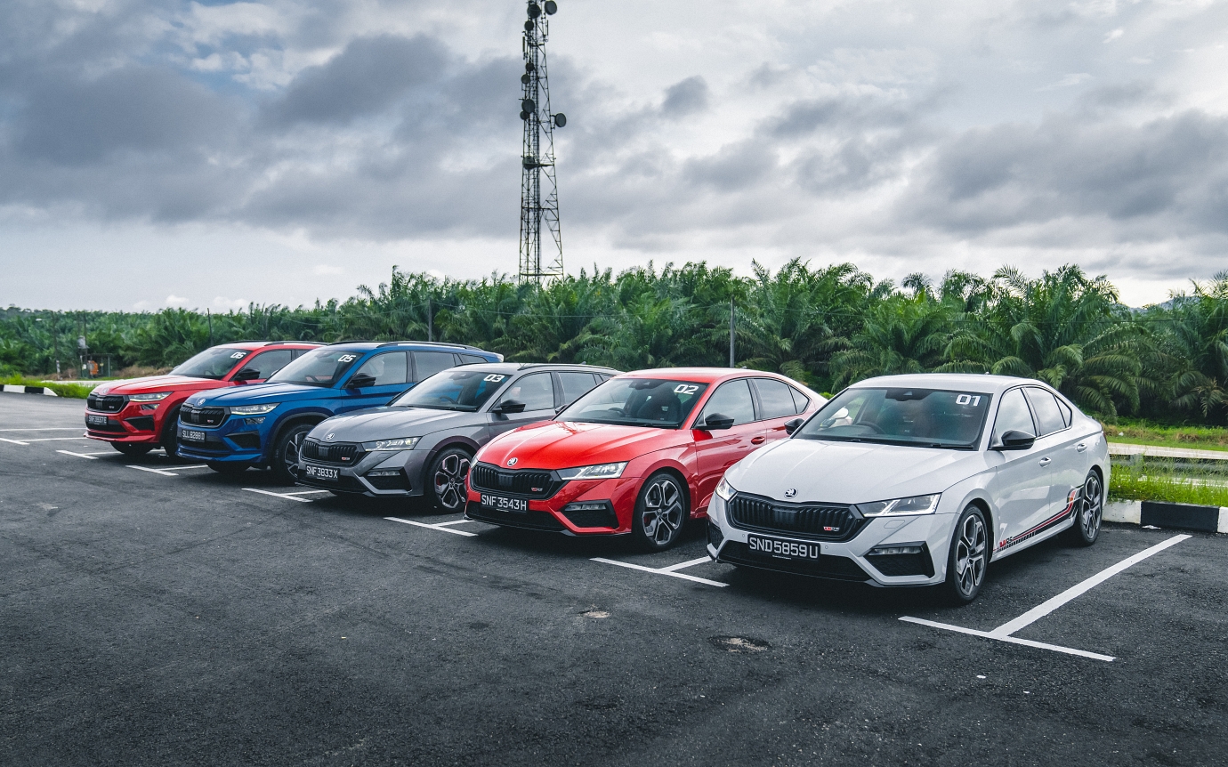 we had a go in the full range of the Skoda RS models: Kodiaq RS, Octavia RS, Octavia Combi RS