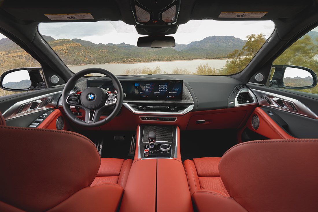 2023 BMW XM First Drive in Arizona, USA - Dashboard