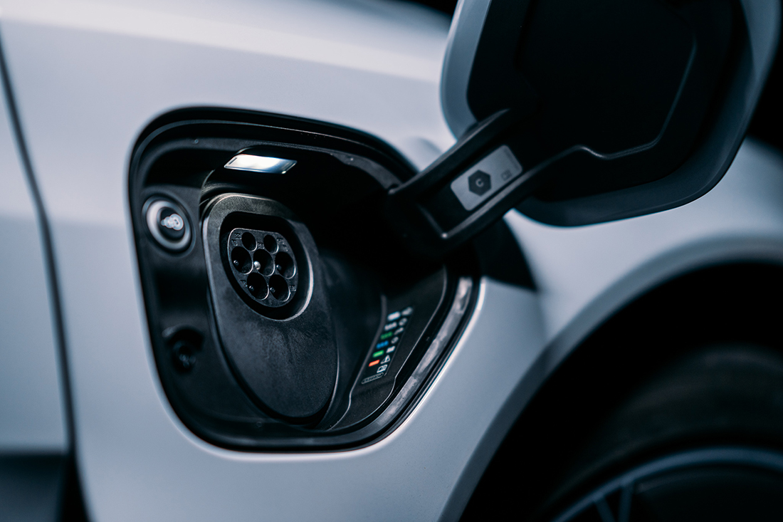 Audi e-Tron GT charging port