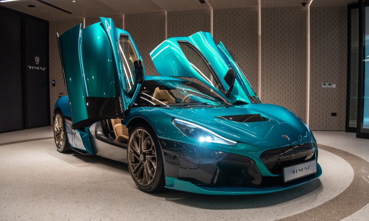 The Rimac Nevera has arrived in Singapore