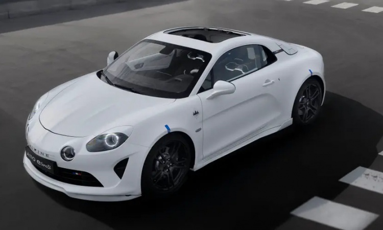 This is the electric, convertible Alpine A110 ‘E-TERNITÉ’