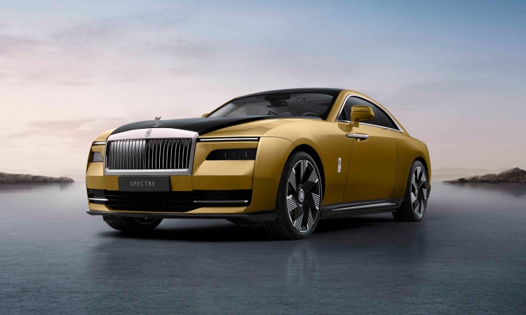 This is the Rolls-Royce Spectre, RR's first fully-electric car