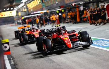 Ferrari’s Carlos Sainz starts on pole for the 2023 Singapore Grand Prix