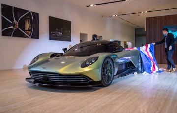 The Aston Martin Valhalla lands in Singapore