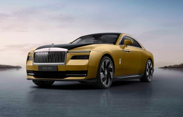 This is the Rolls-Royce Spectre, RR's first fully-electric car